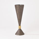 Leaf Vase-Bronze-Large(مزهرية ورق - برونز - كبير)