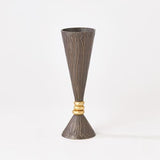 Leaf Vase-Bronze-Small(مزهرية ورق - برونز - صغير)