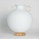 Lido Vase-Frosted White