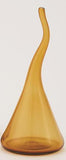 Lucky Elephant Vase-Amber-Large(مزهرية خرطوم الفيل - كبير )