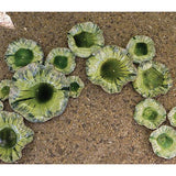 Medium Lily Plate-Green-18"(ديكور حائط زهرة السوسن - أخضر - 18)