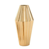 Milos Vase-Gold-Large(إناء ميلوس باللون الذهبي -كبير)