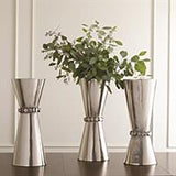 Nugget Vase-Center-Nickel-Small(مزهرية - نيكل - صغير)