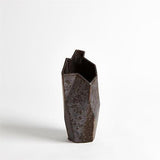 Origami Vase-Reactive Bronze-Small(مزهرية - برونز - صغير)