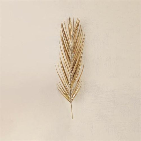 Palm Leaf-Antique Brass-Small(أوراق النخيل العتيقة النحاس- صغير )