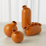 Pod Ball Vase-Orange-Small(مزهرية - برتقالي - صغير)