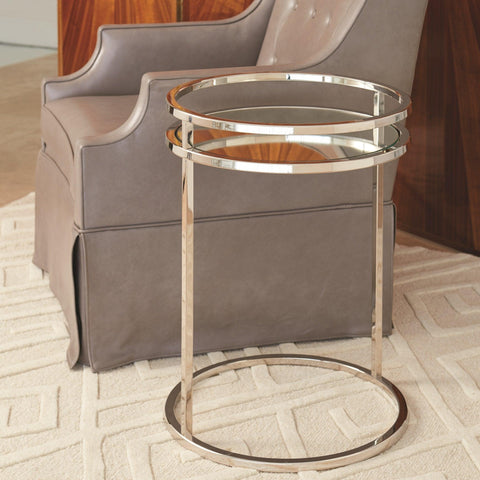 Ring Table-Nickel(طاولة الحلقات الدائرية من النيكل)