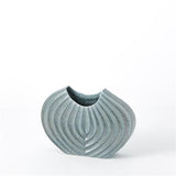 Ripple Vase-Azure-Small(مزهرية ريبل - أزرق فاتح - صغير)
