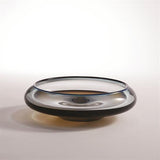 Rolled Lip Bowl-Turquoise/Beige(وعاء شفاه - تركواز مع بيج)