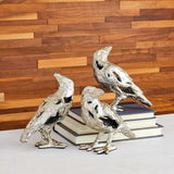 S/3 Deconstructed Birds-Silver Leaf