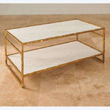 Buy Sculpted Cocktail Table-Gold Online at best prices in Riyadh