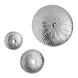 Sea Urchin Wall Sculpture-Nickel-Small size wall décor(منحوتة جدارية على شكل قرص من النيكل - حجم صغير)