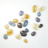 Set of 5 Glass Wall Gems-Sapphire(زجاج حائط أحجار كريمة - ياقوت - مجموعة من ٥ )