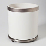 Small Encircle Vase in White with Platinum(مزهرية قصيرة- بلاتينيوم)