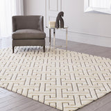 Tessellating Rug-Ivory/Grey-9' x 12'