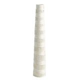 Totem Vase-Antique White-Large(مزهرية توتم - ابيض عتيق - كبير)