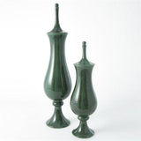 Tower Jar-Emerald-Large