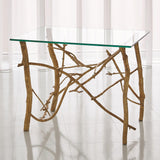 Twig side Table-Gold Leaf(طاولة الاغصان – ذهبي)
