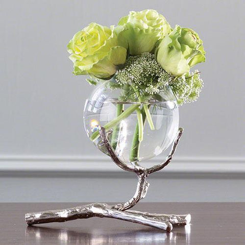 Twig Vase Holder-Nickel(حامل زهرة من النيكل)