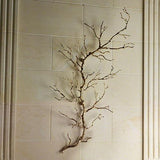 Twig Wall Art-Brass(غصن شجرة جداري من النحاس الأصفر)