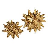 Urchin-Bright Gold-Small(تصميم القنفذ- الذهب اللامع - صغير)