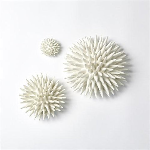 Urchin-White-Small(قنفذ - أبيض غير لامع - صغير)