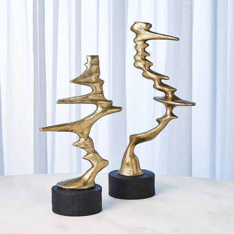 Wind Blown Sculpture-Brass-Large