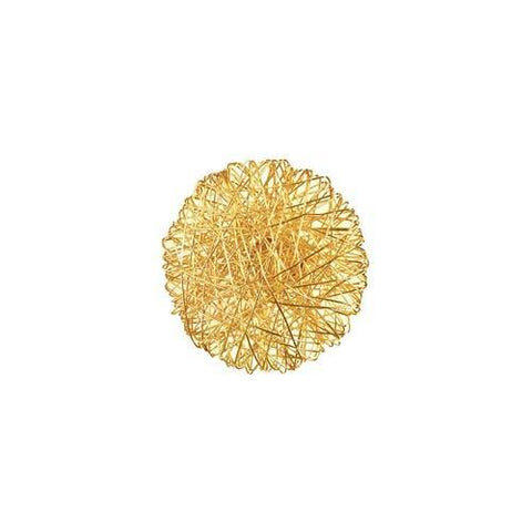 Wired Wall Disc-Brass-Small(قرص سلكي حائطي - من النحاس الأصفر - صغير)