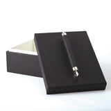 Wrapped Leather Handle Box-Black(علبة  ذات مقبض مغلف بالجلد - لونها أسود)