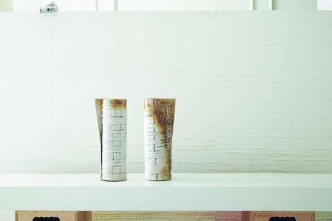 Wrapped Woven Vase-Raku(مزهرية ملفوفة)