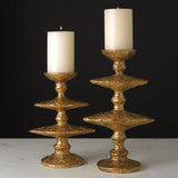 Zulu Candle Holder-Gold-Small(شمعدان ذهبي صغير)