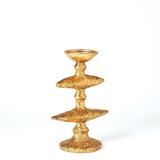 Zulu Candle Holder-Gold-Small(شمعدان ذهبي صغير)