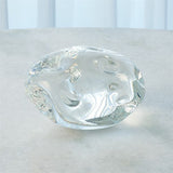 Dimple Paperweight-Clear-Lg