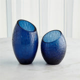 Volcano Vase-Blue-Lg