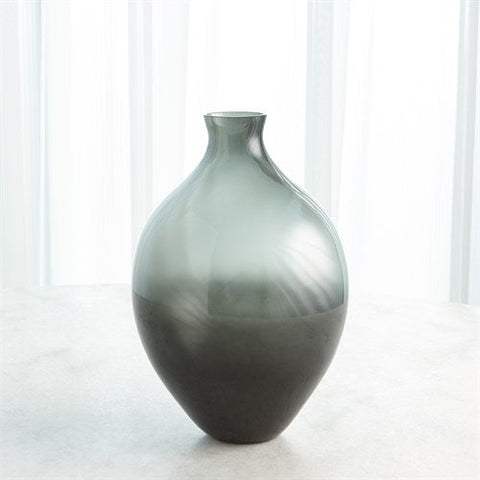 Amphora Glass Vase-Grey-Sm
