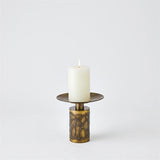 Paten Candle Holder-Antique Brass-Sm