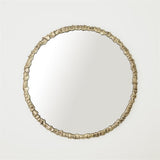 Artiste Round Mirror-Brass