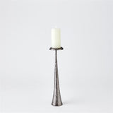 Beacon Candle Holder-Gunmetal-Med