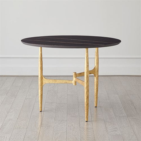 Radius Round Table-Gold/Noir Lux Top