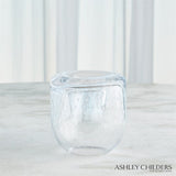 Double Take Vase-Clear Seeded-Short