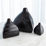 Glazed Vase-Matte Black-Sm