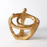 Circle of Family Sculpture-Gold Leaf